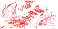 FLOOR/INNER PANELS  for Honda CIVIC DIESEL 1.6 S 5 Doors 6 speed manual 2014