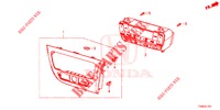 HEATER CONTROL (RH) for Honda CIVIC DIESEL 1.6 S 5 Doors 6 speed manual 2014