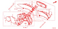 SPEEDOMETER  for Honda CIVIC DIESEL 1.6 S 5 Doors 6 speed manual 2014