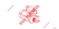 STARTER MOTOR (DENSO) (DIESEL) for Honda CIVIC DIESEL 1.6 S 5 Doors 6 speed manual 2014