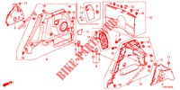 TRUNK SIDE LINING  for Honda CIVIC DIESEL 1.6 S 5 Doors 6 speed manual 2014