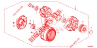 ALTERNATOR (DENSO) (DIESEL) for Honda CIVIC DIESEL 1.6 SE 5 Doors 6 speed manual 2014