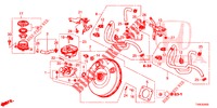 BRAKE MASTER CYLINDER/MAS TER POWER (DIESEL) (RH) for Honda CIVIC DIESEL 1.6 SE 5 Doors 6 speed manual 2014