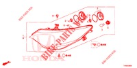 HEADLIGHT  for Honda CIVIC DIESEL 1.6 SE 5 Doors 6 speed manual 2014