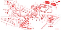 INSTRUMENT GARNISH (COTE DE PASSAGER) (RH) for Honda CIVIC DIESEL 1.6 SE 5 Doors 6 speed manual 2014