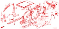 OUTER PANELS/REAR PANEL  for Honda CIVIC DIESEL 1.6 SE 5 Doors 6 speed manual 2014