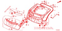 TAILGATE PANEL (2D)  for Honda CIVIC DIESEL 1.6 SE 5 Doors 6 speed manual 2014