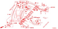 AIR CONDITIONER (DURITES/TUYAUX) (DIESEL) (RH) for Honda CIVIC DIESEL 1.6 ES 5 Doors 6 speed manual 2015