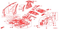 FLOOR/INNER PANELS  for Honda CIVIC DIESEL 1.6 ES 5 Doors 6 speed manual 2015