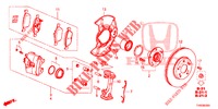 FRONT BRAKE  for Honda CIVIC DIESEL 1.6 ES 5 Doors 6 speed manual 2015
