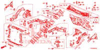 FRONT BULKHEAD/DASHBOARD  for Honda CIVIC DIESEL 1.6 ES 5 Doors 6 speed manual 2015