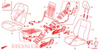 FRONT SEAT/SEATBELTS (D.) (RH) for Honda CIVIC DIESEL 1.6 ES 5 Doors 6 speed manual 2015