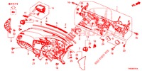 INSTRUMENT PANEL UPPER (RH) for Honda CIVIC DIESEL 1.6 ES 5 Doors 6 speed manual 2015