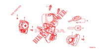 KEY CYLINDER COMPONENTS  for Honda CIVIC DIESEL 1.6 ES 5 Doors 6 speed manual 2015