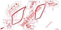PILLAR GARNISH (RH) for Honda CIVIC DIESEL 1.6 ES 5 Doors 6 speed manual 2015