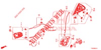 REAR DOOR LOCKS/OUTER HAN DLE  for Honda CIVIC DIESEL 1.6 ES 5 Doors 6 speed manual 2015