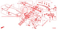 TAILGATE LINING/ REAR PANEL LINING (2D)  for Honda CIVIC DIESEL 1.6 ES 5 Doors 6 speed manual 2015