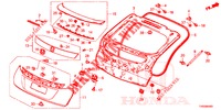 TAILGATE PANEL (2D)  for Honda CIVIC DIESEL 1.6 ES 5 Doors 6 speed manual 2015