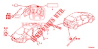 EMBLEMS/CAUTION LABELS  for Honda CIVIC DIESEL 1.6 ES EURO 6 5 Doors 6 speed manual 2015