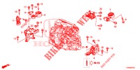 ENGINE MOUNTS (DIESEL) for Honda CIVIC DIESEL 1.6 ES EURO 6 5 Doors 6 speed manual 2015