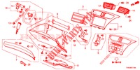INSTRUMENT GARNISH (COTE DE PASSAGER) (RH) for Honda CIVIC DIESEL 1.6 ES EURO 6 5 Doors 6 speed manual 2015