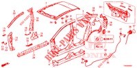OUTER PANELS/REAR PANEL  for Honda CIVIC DIESEL 1.6 ES EURO 6 5 Doors 6 speed manual 2015