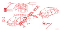 EMBLEMS/CAUTION LABELS  for Honda CIVIC DIESEL 1.6 EX 5 Doors 6 speed manual 2015