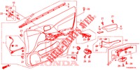 FRONT DOOR LINING (RH) for Honda CIVIC DIESEL 1.6 EX 5 Doors 6 speed manual 2015
