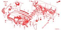 INSTRUMENT PANEL UPPER (RH) for Honda CIVIC DIESEL 1.6 EX 5 Doors 6 speed manual 2015