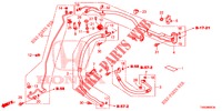 AIR CONDITIONER (DURITES/TUYAUX) (DIESEL) (RH) for Honda CIVIC DIESEL 1.6 EXGT 5 Doors 6 speed manual 2015