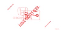 KEY CYLINDER SET (INTELLIGENT) for Honda CIVIC DIESEL 1.6 EXGT 5 Doors 6 speed manual 2015