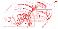 SPEEDOMETER  for Honda CIVIC DIESEL 1.6 EXGT 5 Doors 6 speed manual 2015
