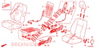 FRONT SEAT/SEATBELTS (D.) (RH) for Honda CIVIC DIESEL 1.6 S 5 Doors 6 speed manual 2015