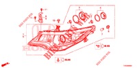 HEADLIGHT  for Honda CIVIC DIESEL 1.6 S 5 Doors 6 speed manual 2015