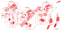 PEDAL (RH) for Honda CIVIC DIESEL 1.6 S 5 Doors 6 speed manual 2015