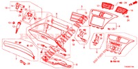 INSTRUMENT GARNISH (COTE DE PASSAGER) (RH) for Honda CIVIC DIESEL 1.6 S EURO 6 5 Doors 6 speed manual 2015