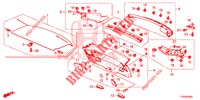 TAILGATE LINING/ REAR PANEL LINING (2D)  for Honda CIVIC DIESEL 1.6 S EURO 6 5 Doors 6 speed manual 2015