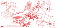 FRONT SEAT/SEATBELTS (D.) (RH) for Honda CIVIC DIESEL 1.6 SE 5 Doors 6 speed manual 2015