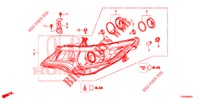 HEADLIGHT  for Honda CIVIC DIESEL 1.6 SE 5 Doors 6 speed manual 2015