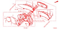 SPEEDOMETER  for Honda CIVIC DIESEL 1.6 SE 5 Doors 6 speed manual 2015