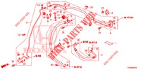 AIR CONDITIONER (DURITES/TUYAUX) (DIESEL) (RH) for Honda CIVIC DIESEL 1.6 SE EURO 6 5 Doors 6 speed manual 2015