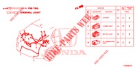ELECTRICAL CONNECTORS (ARRIERE) for Honda CIVIC DIESEL 1.6 SE EURO 6 5 Doors 6 speed manual 2015