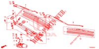 FRONT WINDSHIELD WIPER (RH) for Honda CIVIC DIESEL 1.6 SE EURO 6 5 Doors 6 speed manual 2015