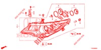 HEADLIGHT  for Honda CIVIC DIESEL 1.6 SE EURO 6 5 Doors 6 speed manual 2015