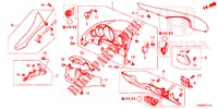 INSTRUMENT GARNISH (COTE DE CONDUCTEUR) (RH) for Honda CIVIC DIESEL 1.6 SE EURO 6 5 Doors 6 speed manual 2015