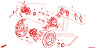 REAR BRAKE DRUM  for Honda CIVIC DIESEL 1.6 SE EURO 6 5 Doors 6 speed manual 2015