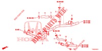 WATER HOSE/HEATER DUCT (DIESEL) for Honda CIVIC DIESEL 1.6 SE EURO 6 5 Doors 6 speed manual 2015