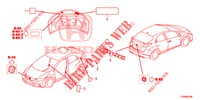 EMBLEMS/CAUTION LABELS  for Honda CIVIC DIESEL 1.6 ES 5 Doors 6 speed manual 2016