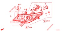 HEADLIGHT  for Honda CIVIC DIESEL 1.6 ES 5 Doors 6 speed manual 2016