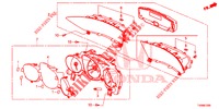 SPEEDOMETER  for Honda CIVIC DIESEL 1.6 EX 5 Doors 6 speed manual 2016